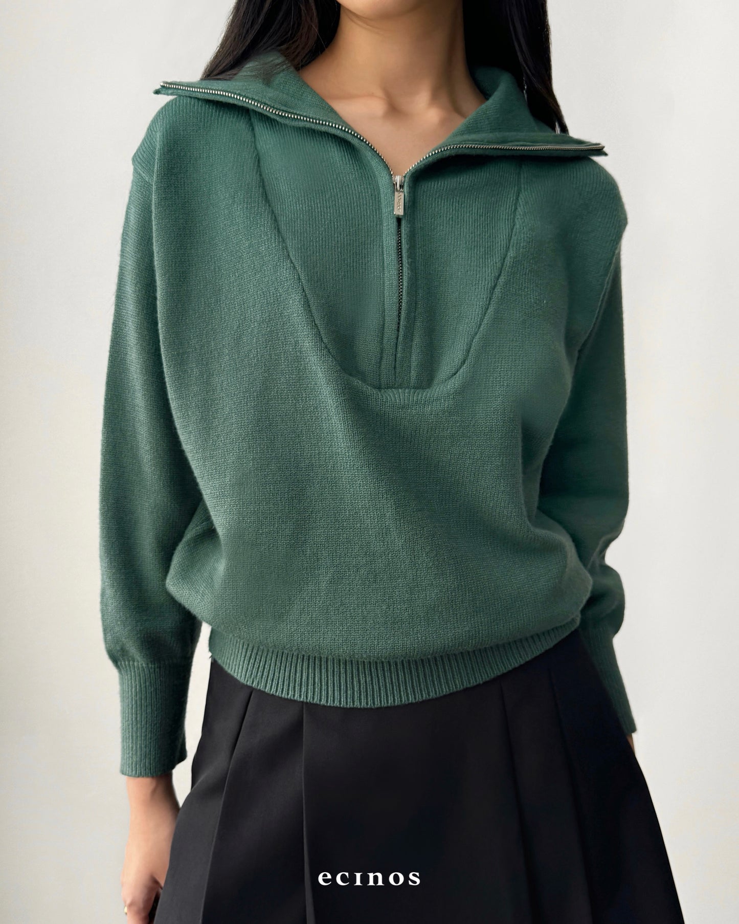 ECINOS - Karen Half Zip Sweater