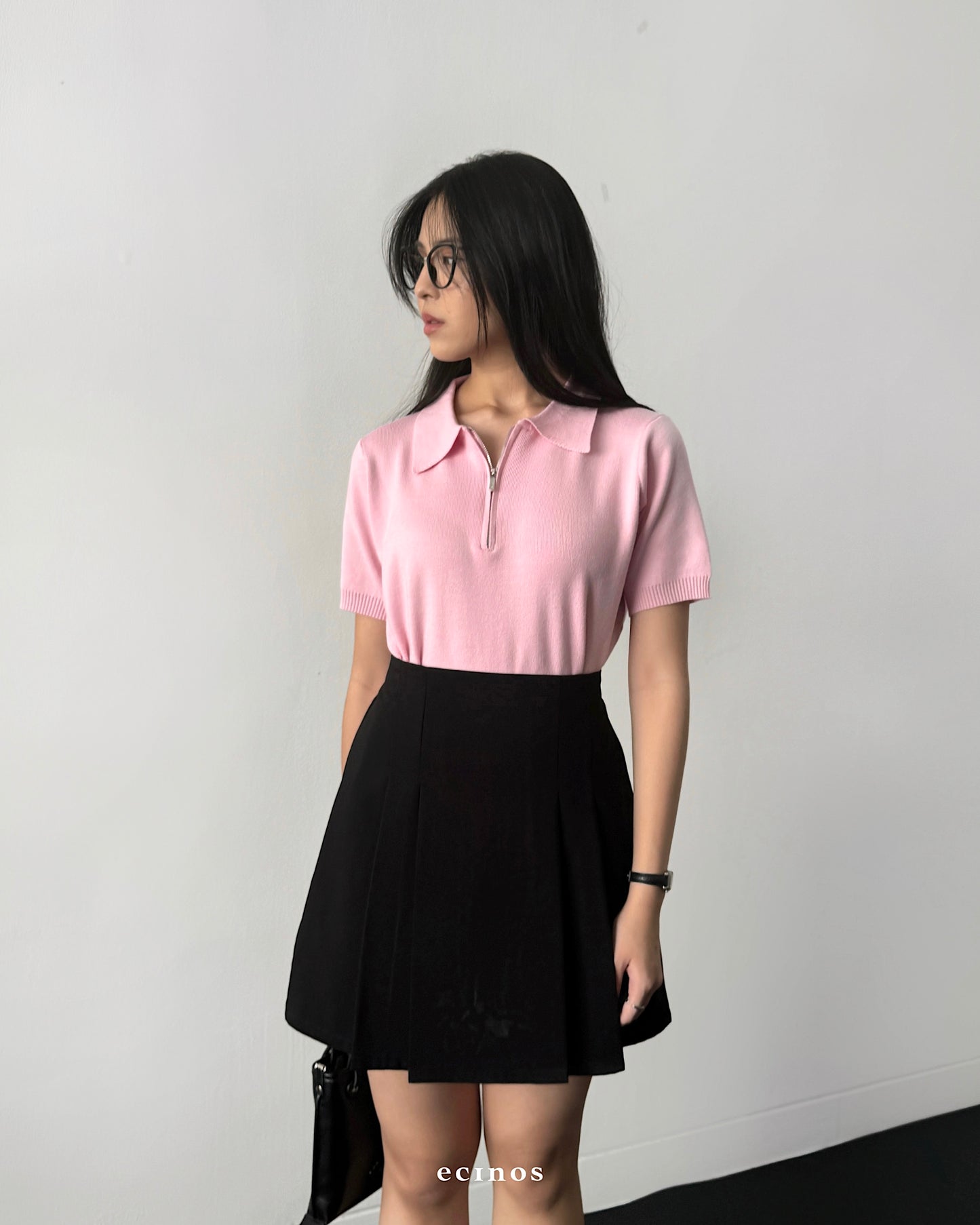 ECINOS - Flo Knitted Polo Top