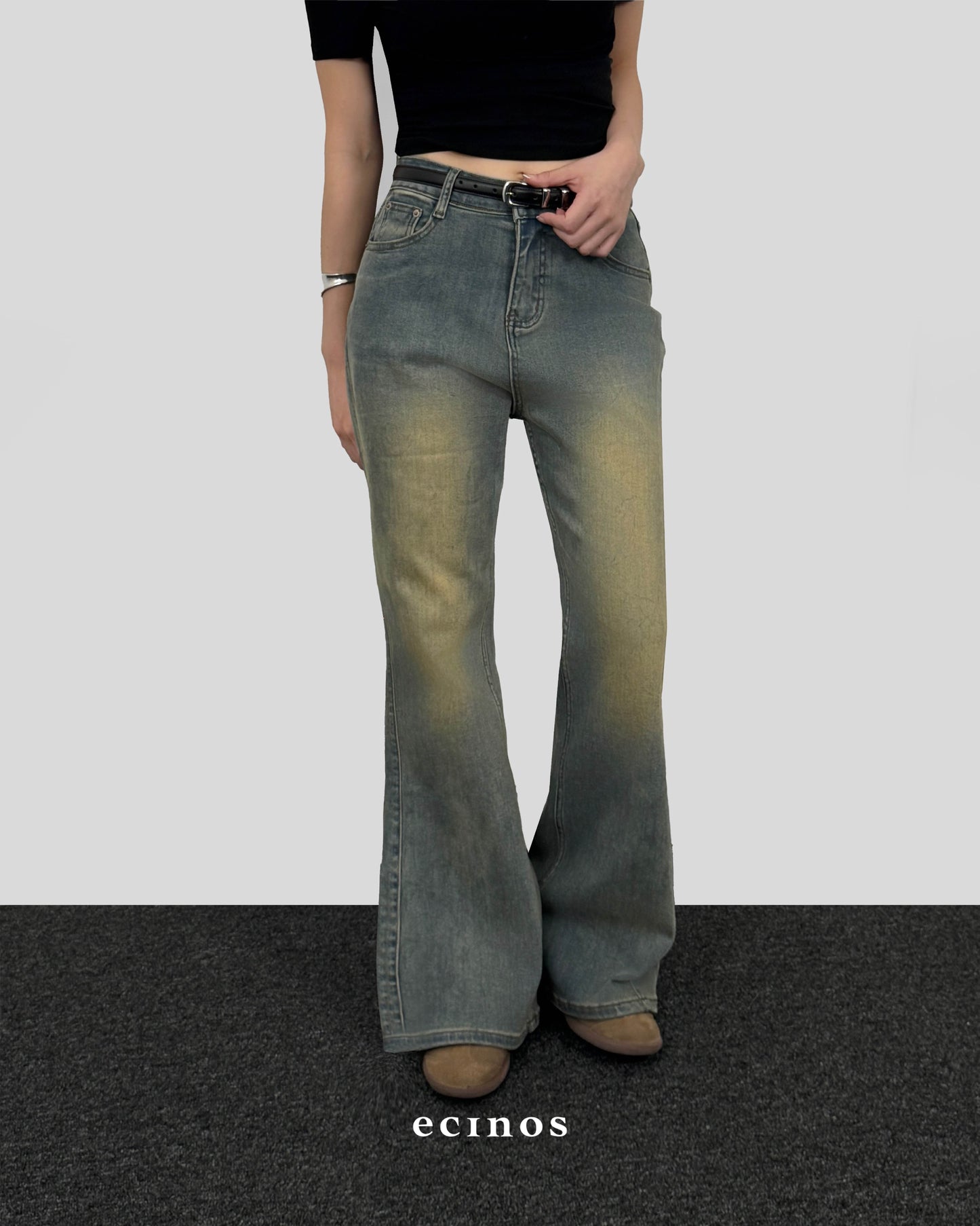 ECINOS - DENIM Flared Jeans