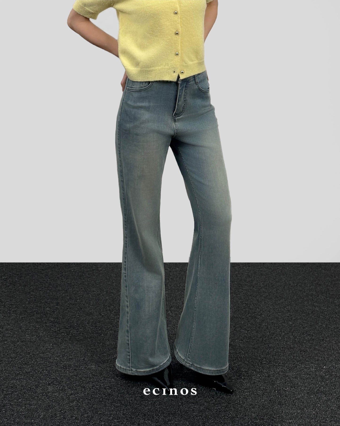 ECINOS - DENIM Flared Jeans