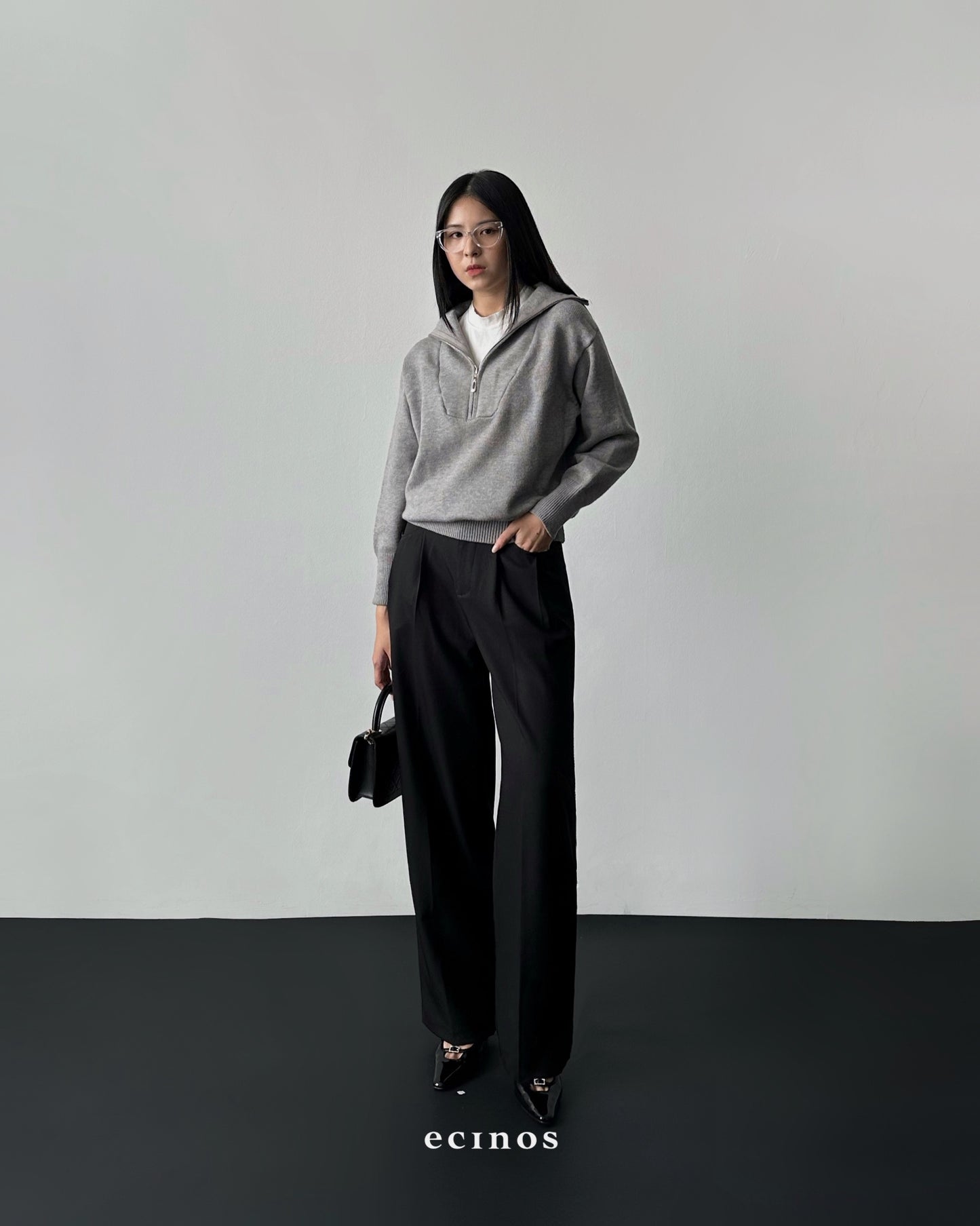 ECINOS - Karen Half Zip Sweater