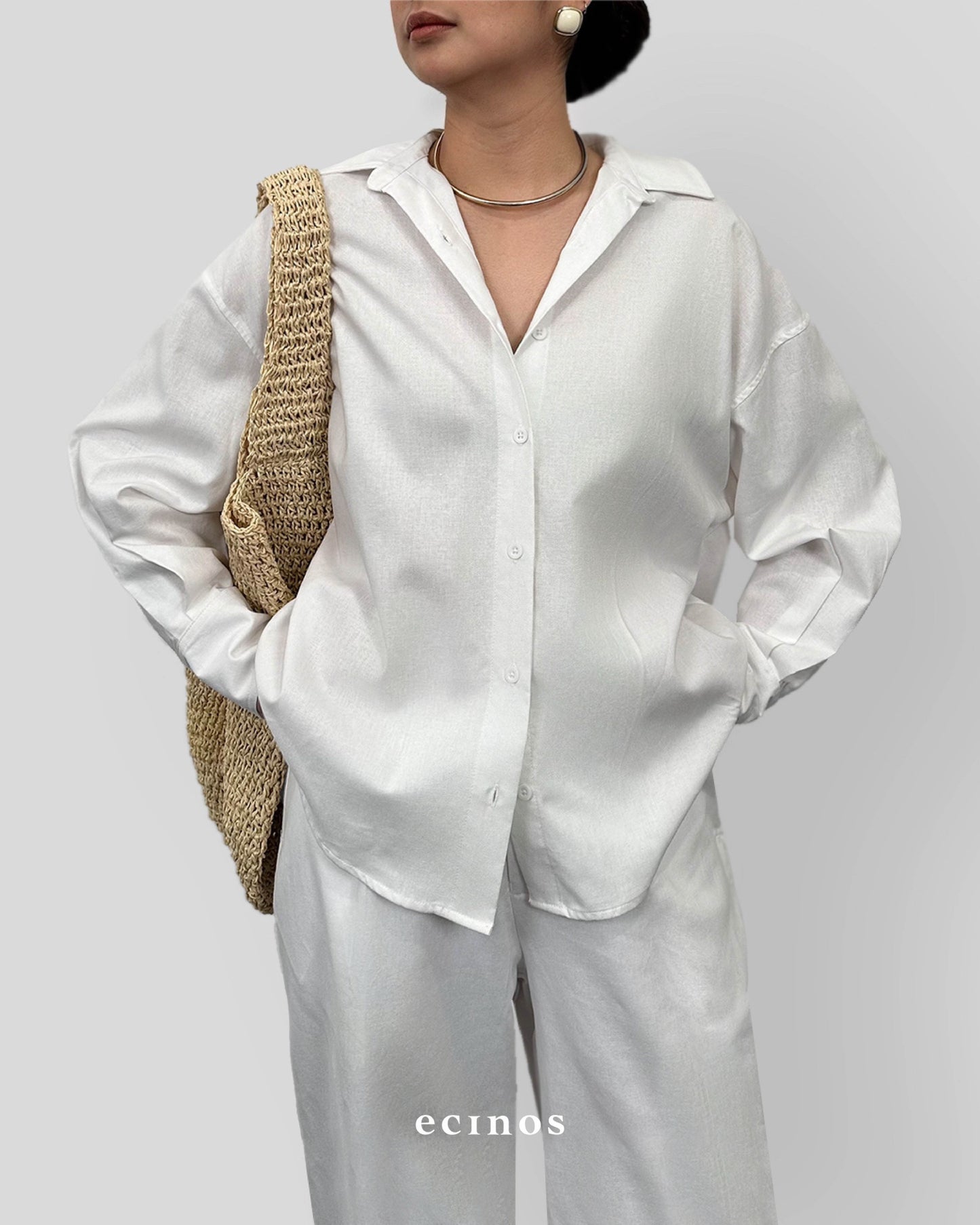 ECINOS - Philia Oversized Linen Shirt 2.0