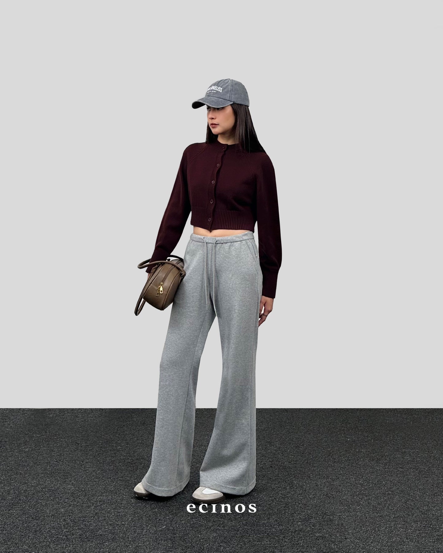 ECINOS - Anya Cropped Knitted Cardigan