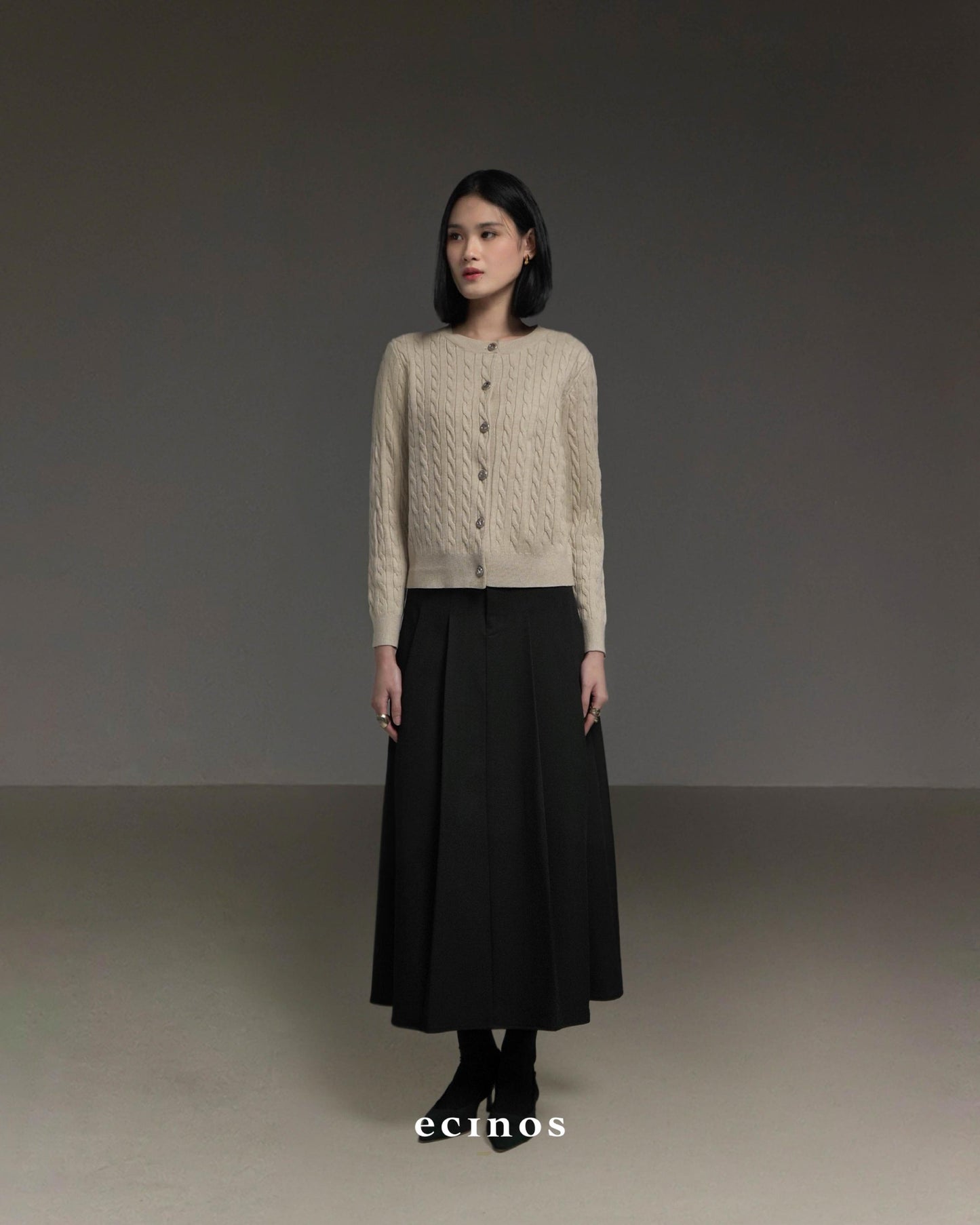 ECINOS - Celie Cable Knit Cardigan