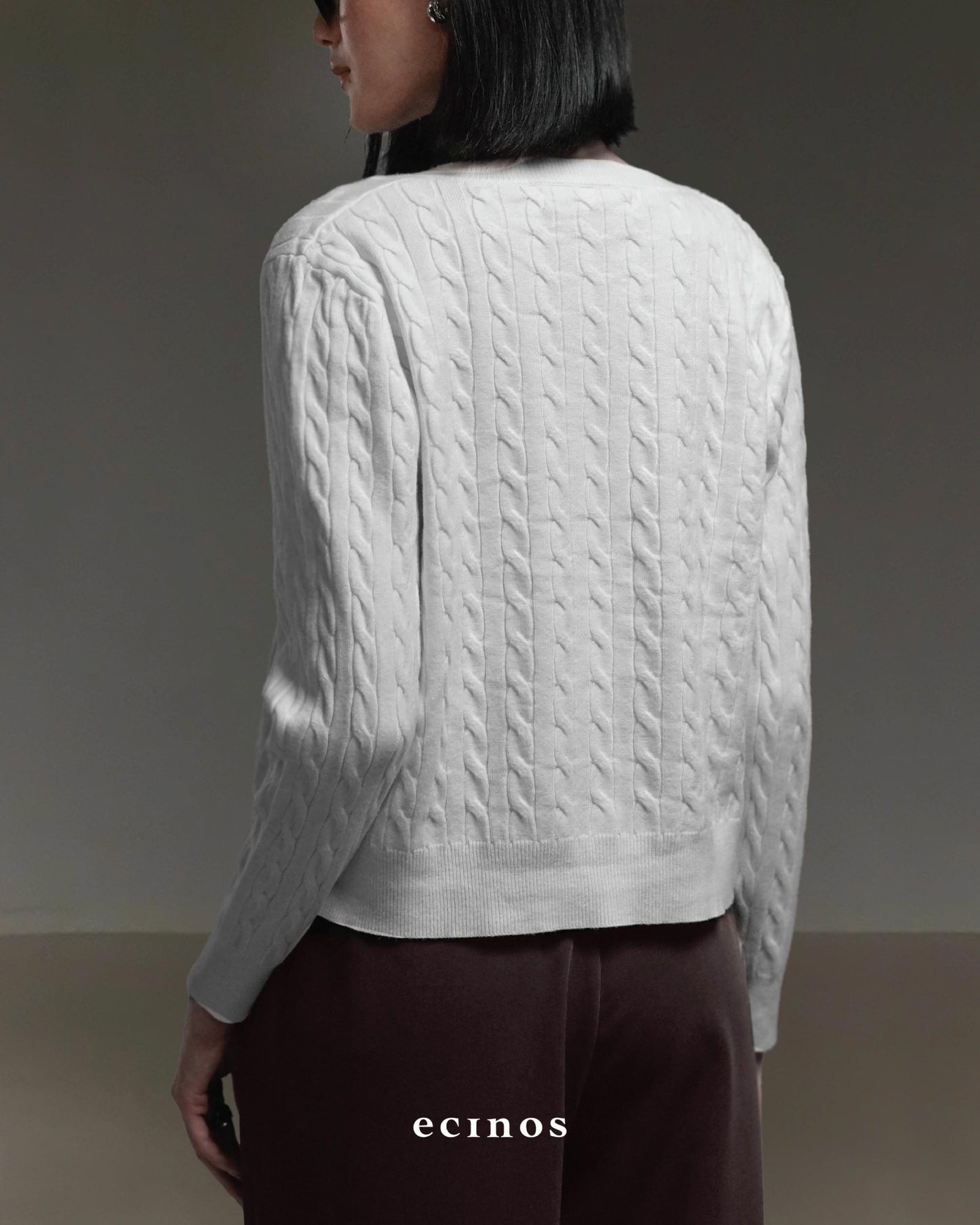 ECINOS - Celie Cable Knit Cardigan