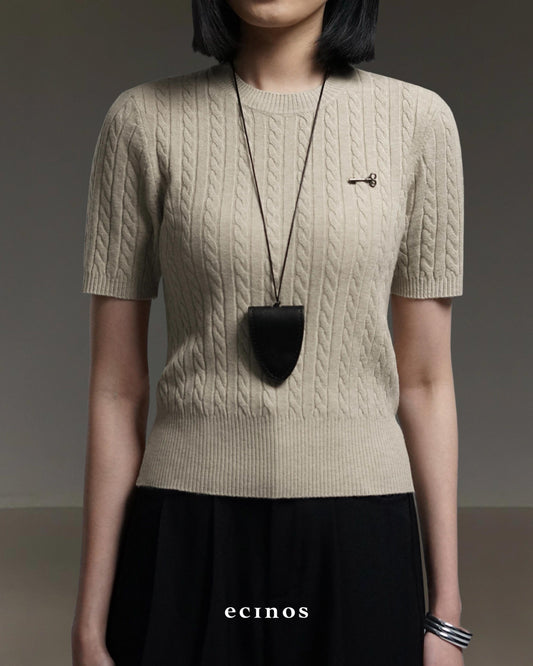 ECINOS - Cherise Cable Knitted Top