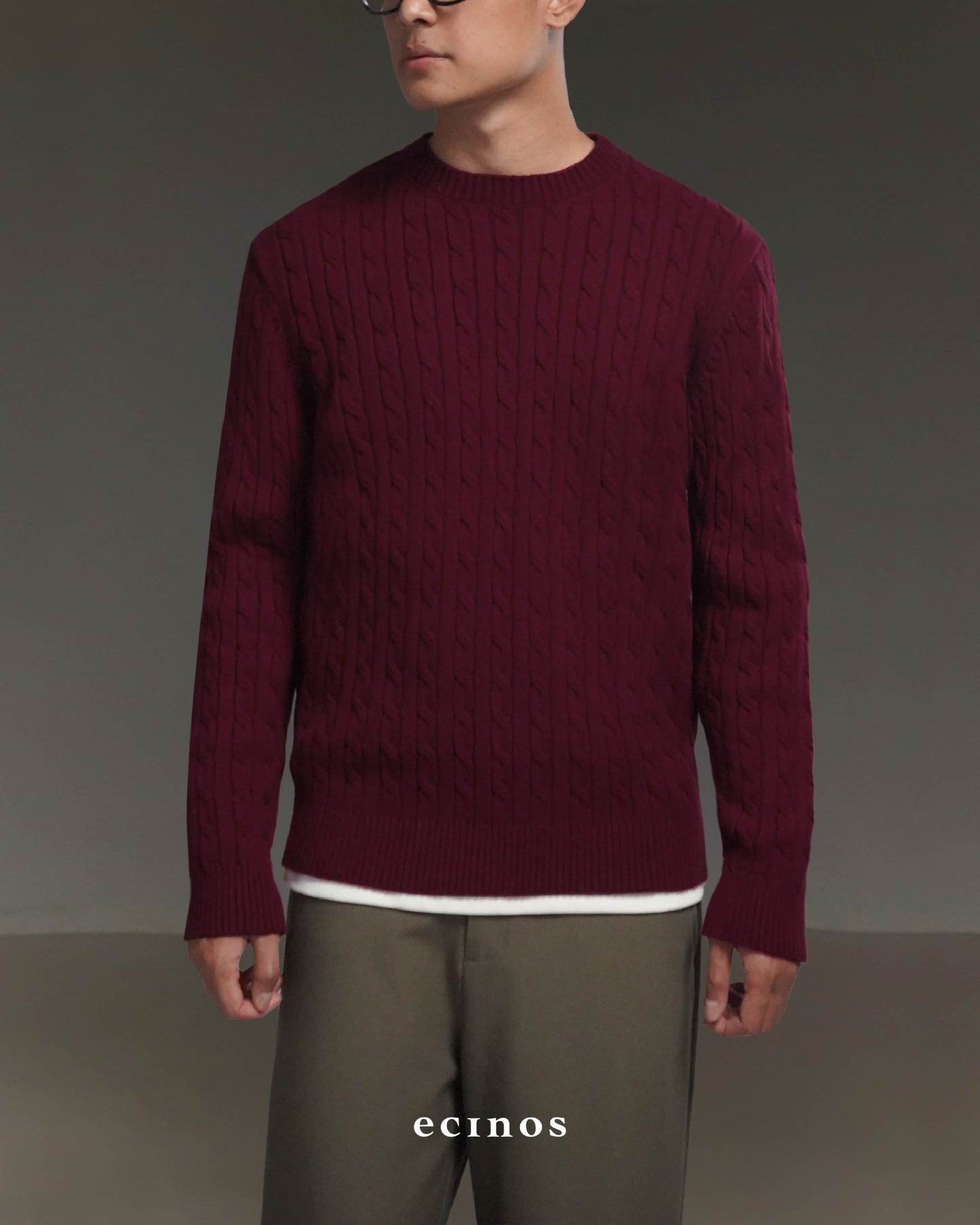 ECINOS Man - Cyrus Cable Knitted Top