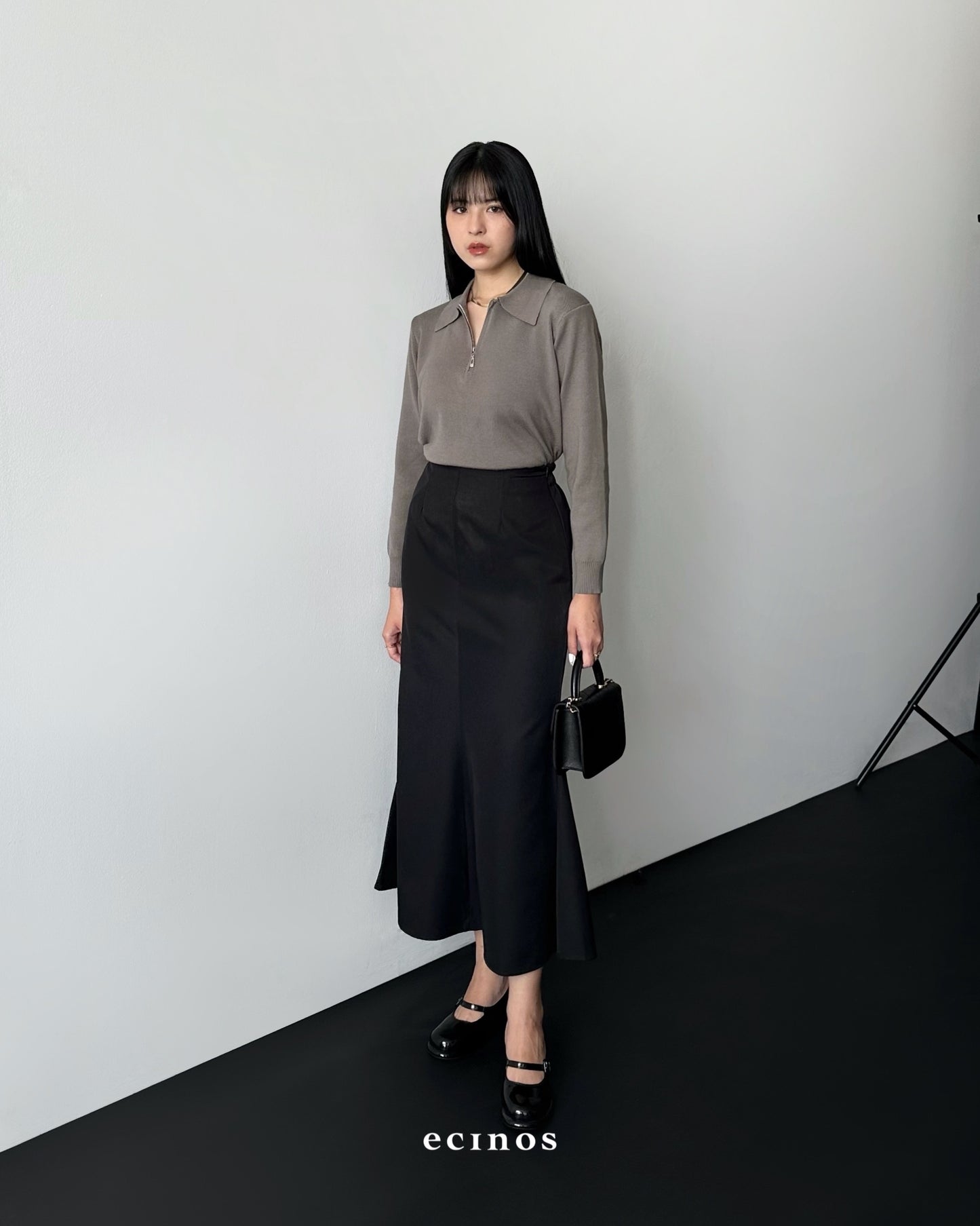 ECINOS - Flo Knitted Polo Top