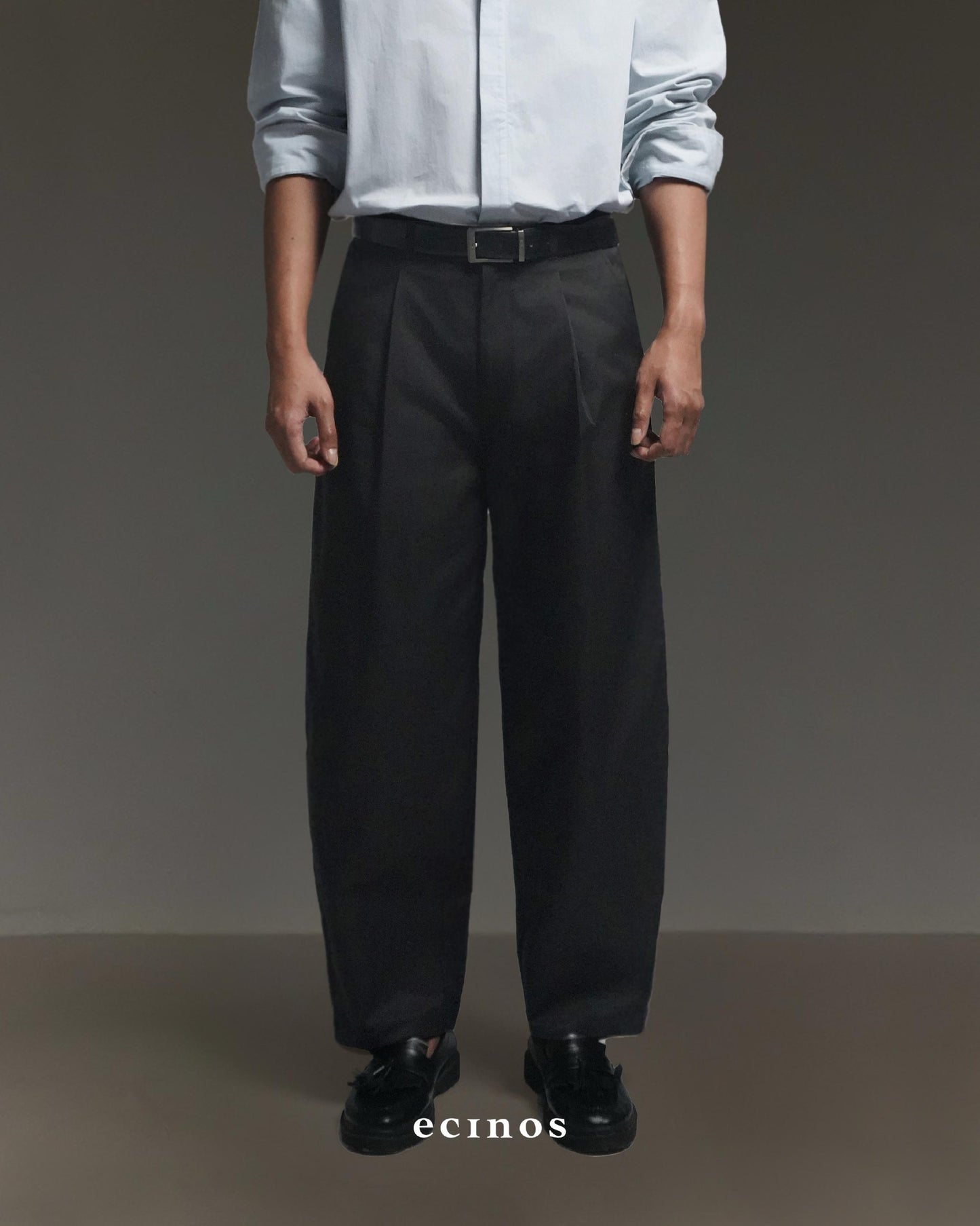 ECINOS MAN - Don Barrel Cotton Trousers