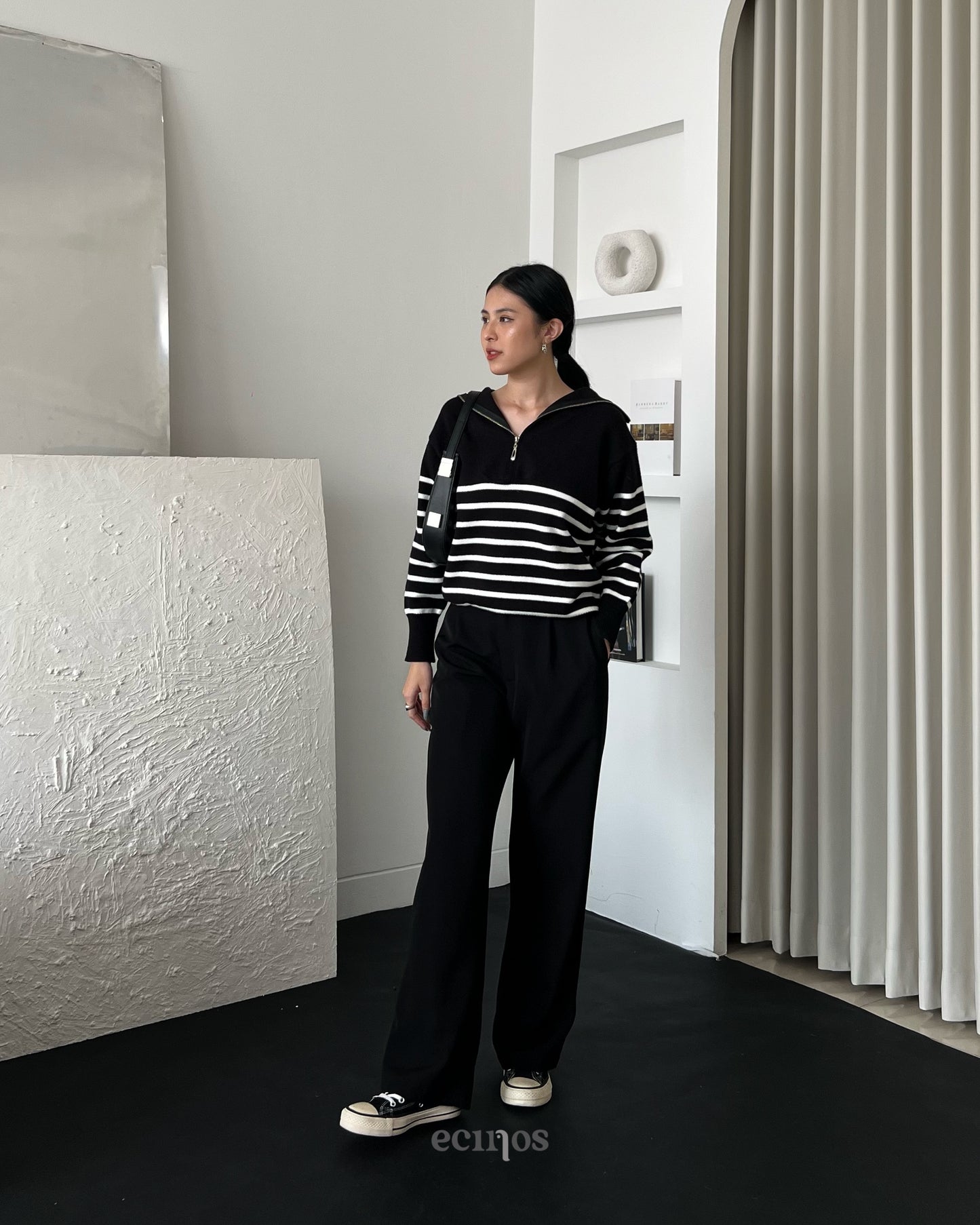 ECINOS - Karen Half Zip Sweater