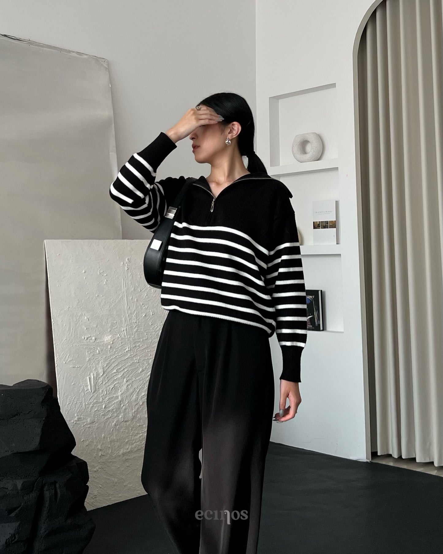 ECINOS - Karen Half Zip Sweater