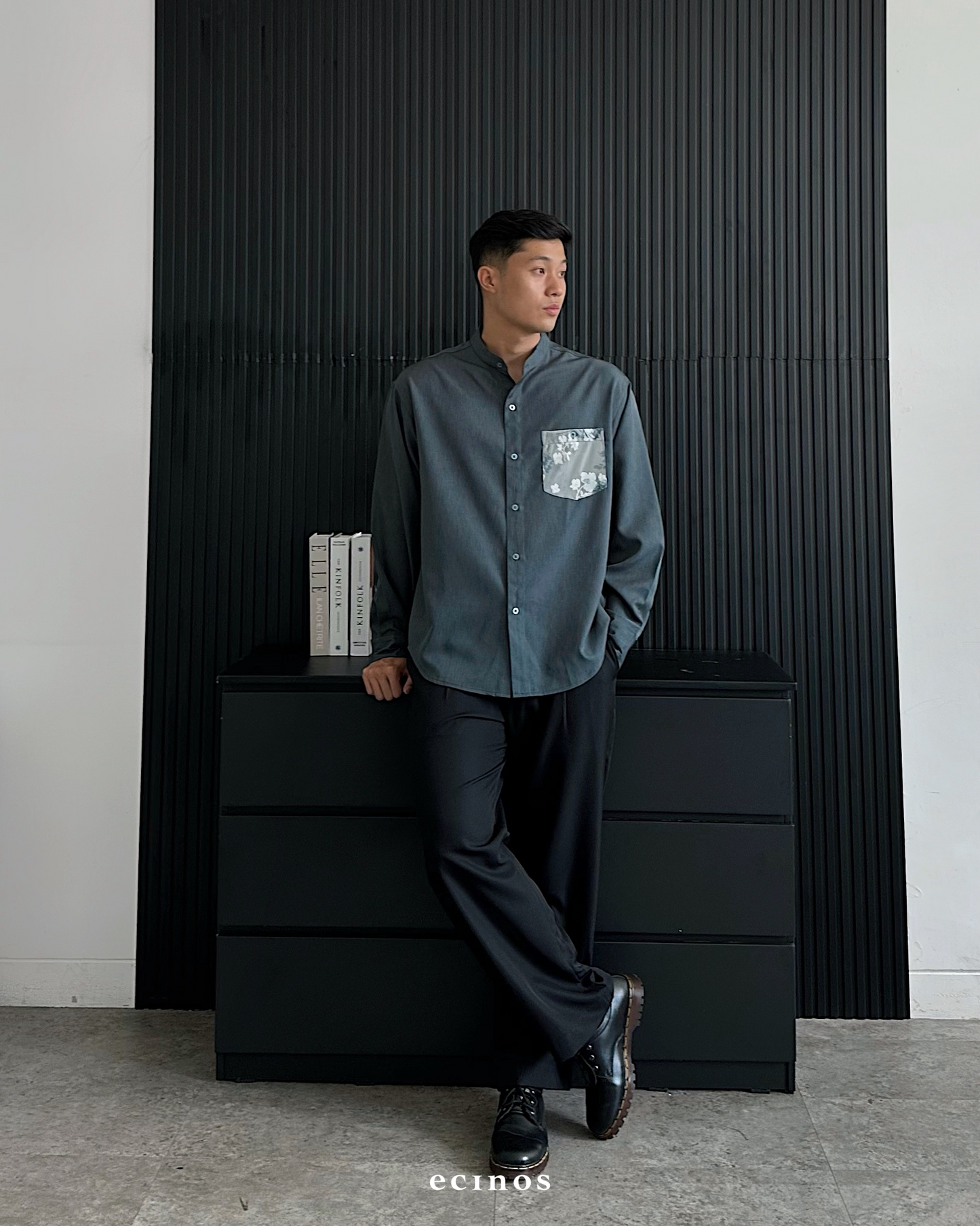 ECINOS Man - Mandarin Collar Shirt