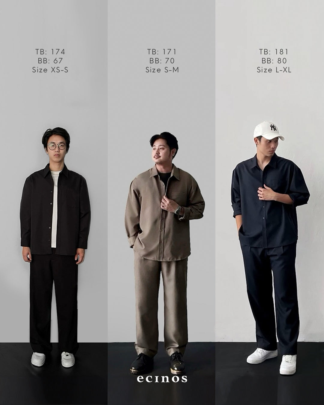 ECINOS Man - Summer Oversized Shirt (Man Version)