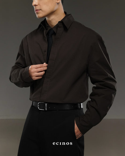 ECINOS Man - 100% Cotton Oversized Shirt (Man Version)