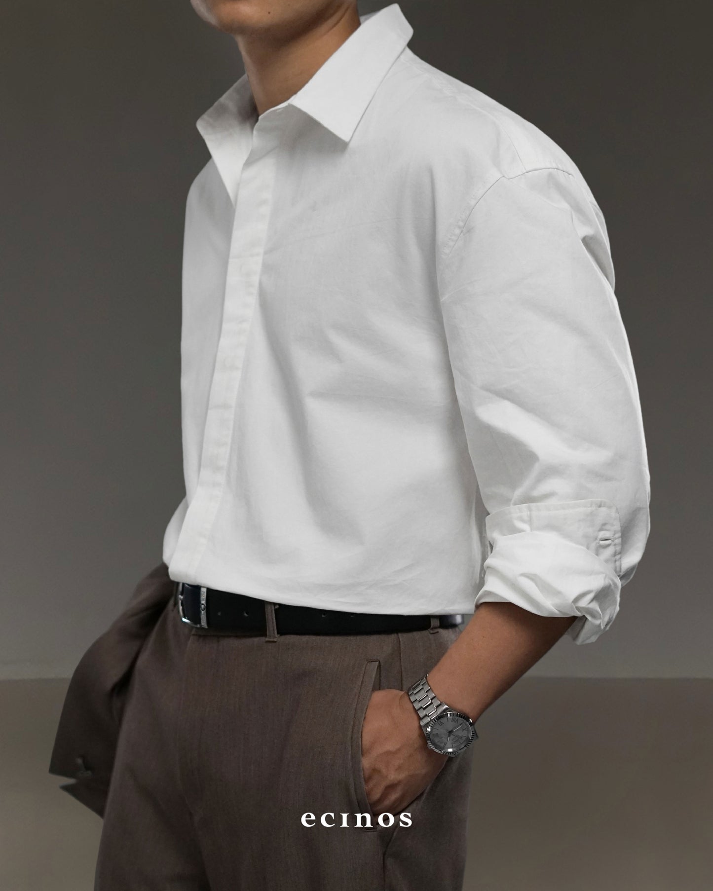 ECINOS Man - 100% Cotton Oversized Shirt (Man Version)