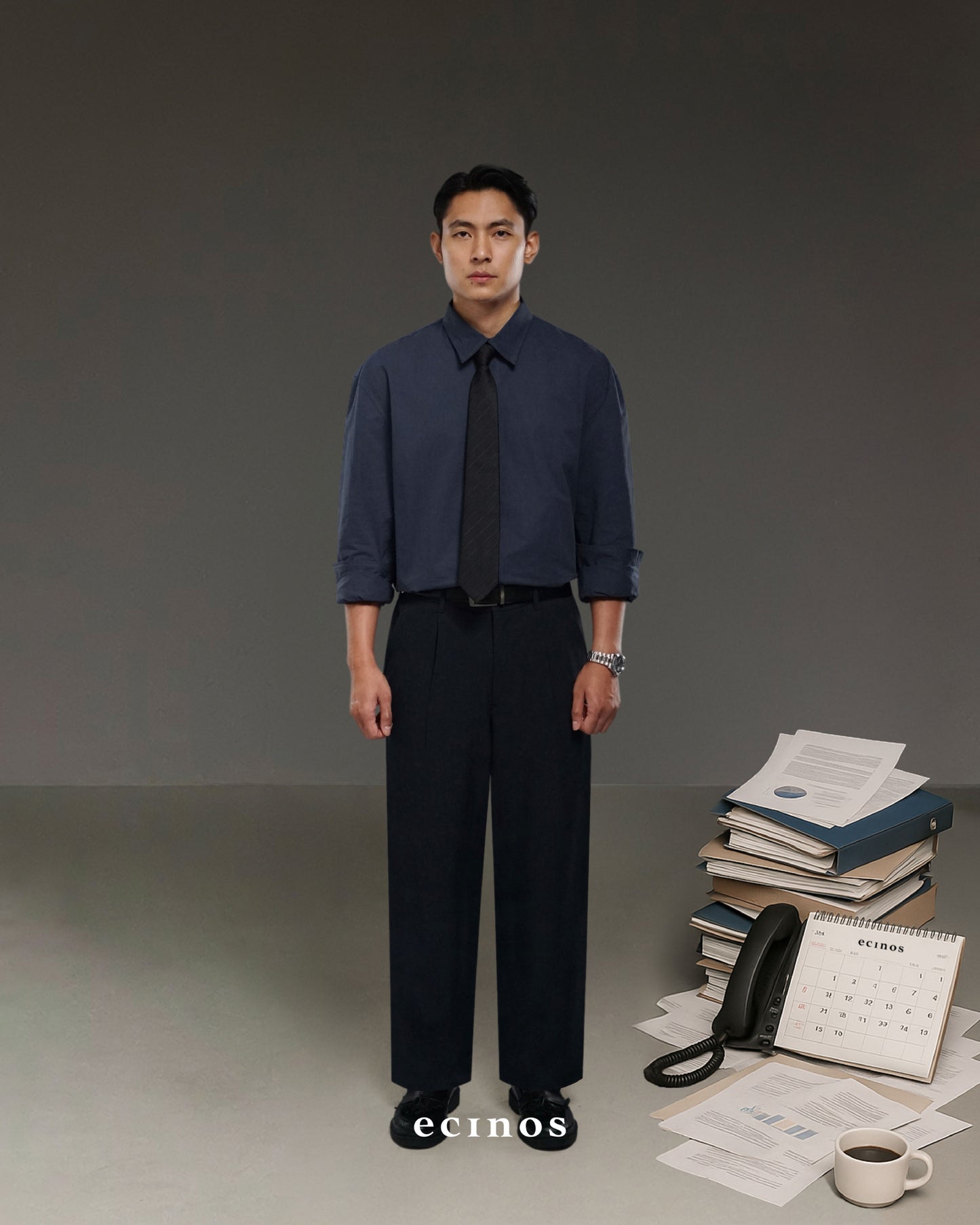 ECINOS Man - 100% Cotton Oversized Shirt (Man Version)