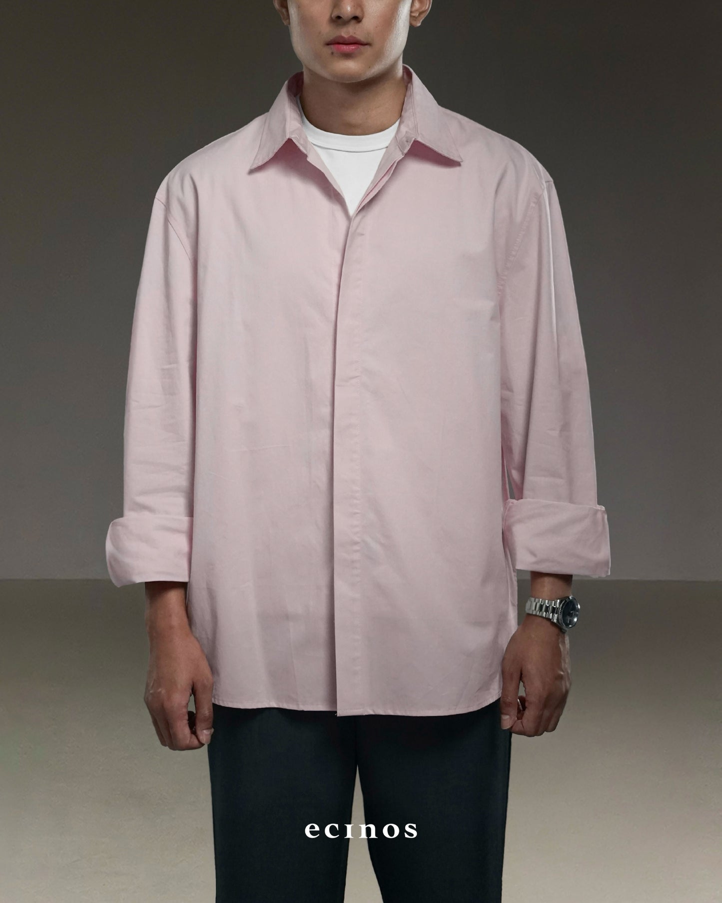 ECINOS Man - 100% Cotton Oversized Shirt (Man Version)