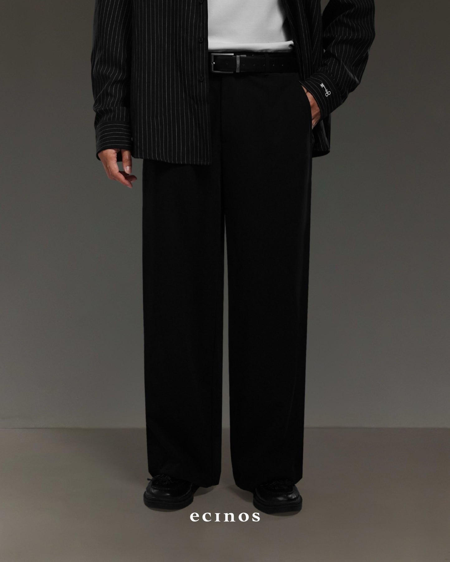 ECINOS Man - Tailored Wide Leg Trousers