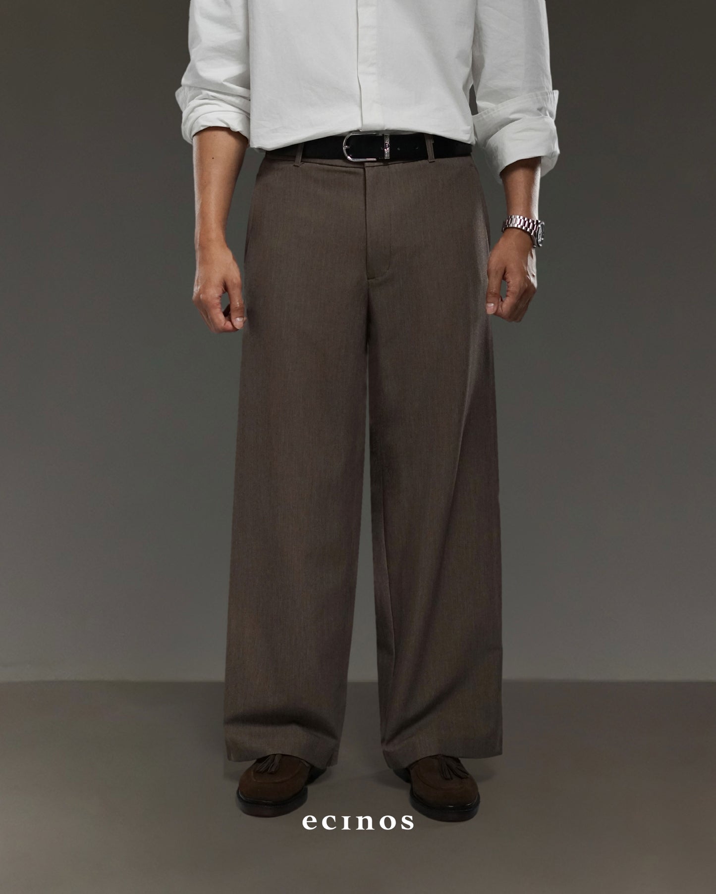 ECINOS Man - Tailored Wide Leg Trousers