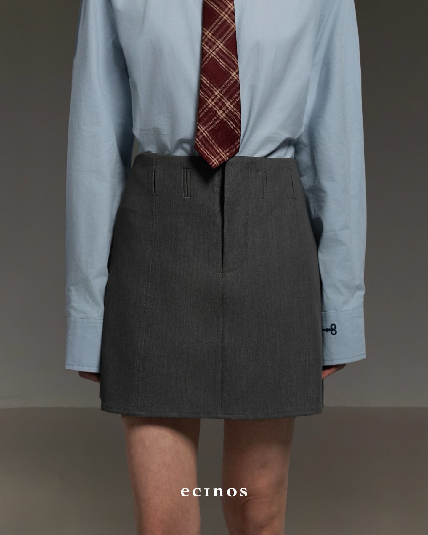 ECINOS - Tailored Wool Mini Skort