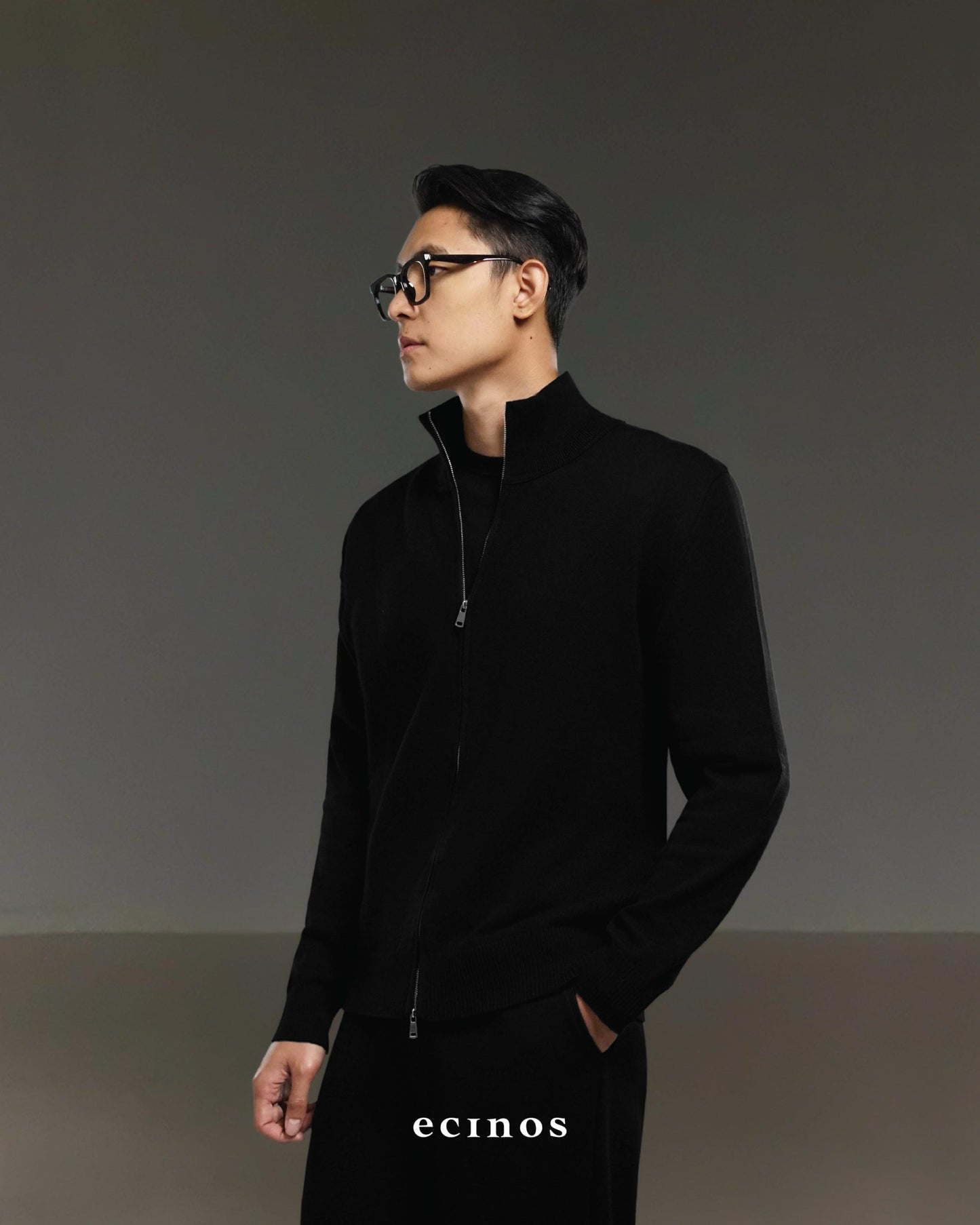 ECINOS Man - Leo Double Zip-Up Cardigan