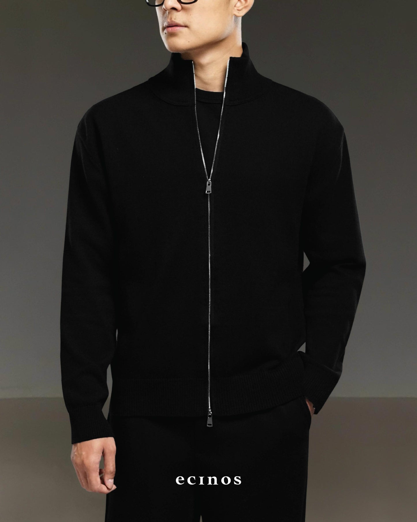 ECINOS Man - Leo Double Zip-Up Cardigan