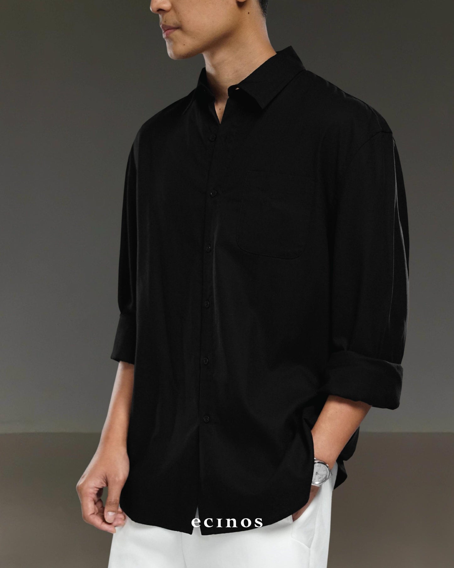 ECINOS Man - Philo Oversized Linen Shirt