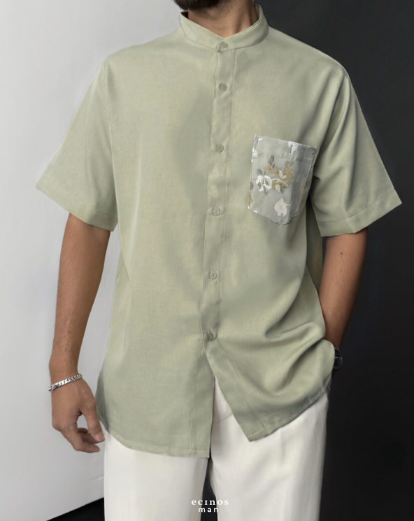 ECINOS Man - Mandarin Collar Shirt
