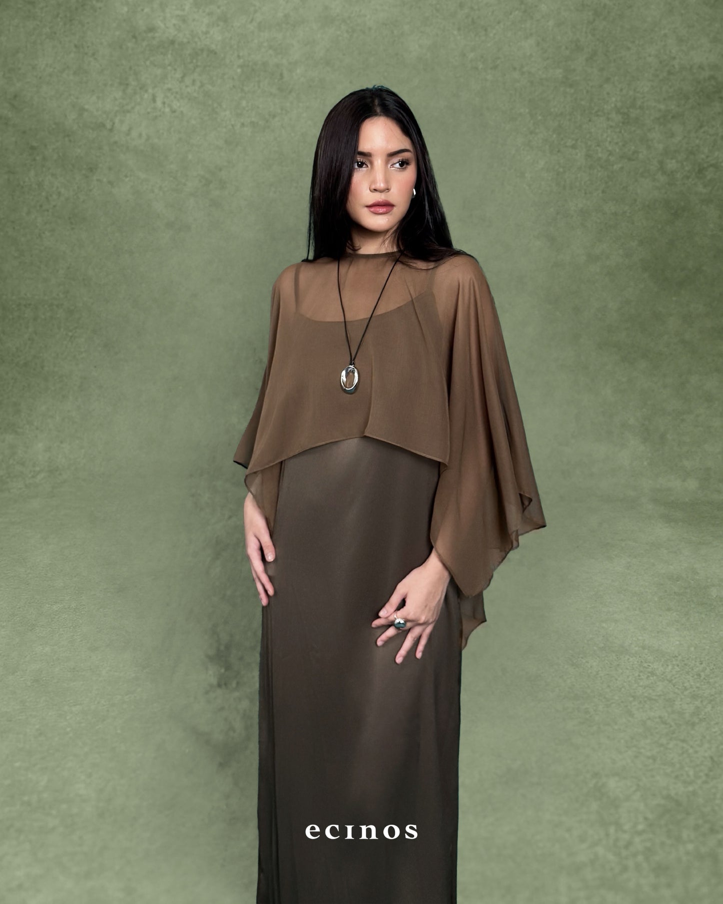ECINOS - Sateen Tulle Dress Set