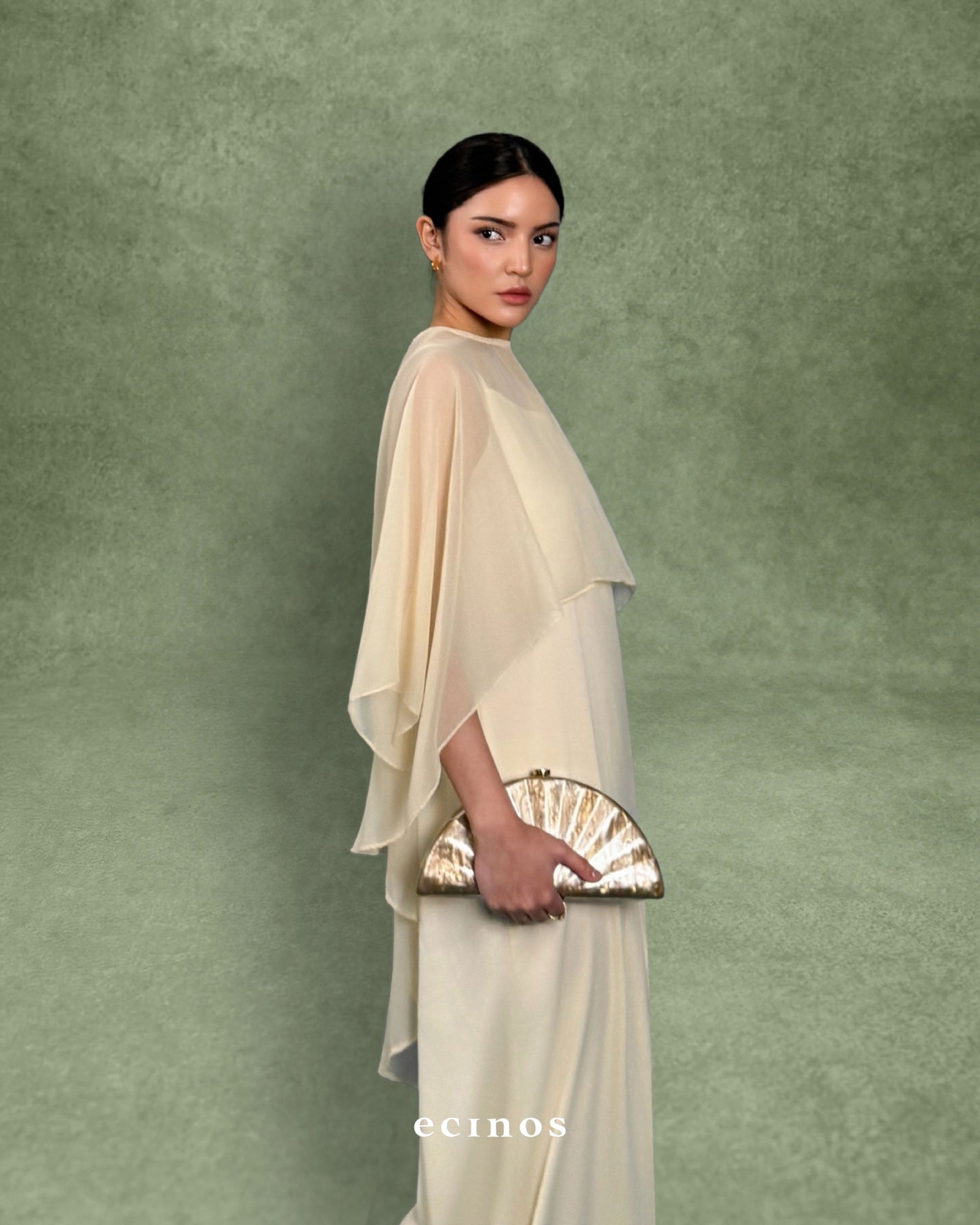 ECINOS - Sateen Tulle Dress Set