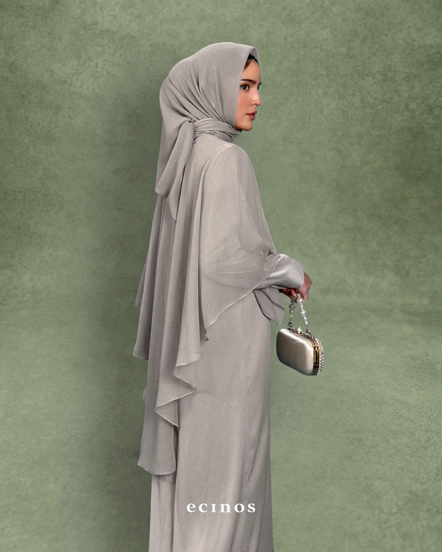 ECINOS - Sateen Tulle Dress Set