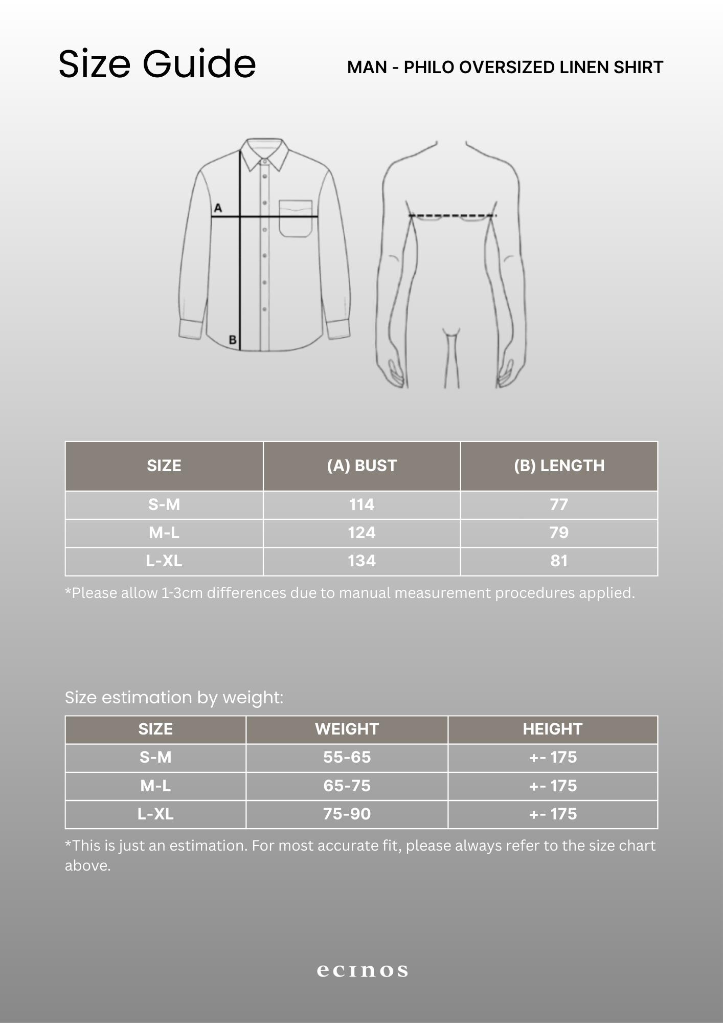ECINOS Man - Philo Oversized Linen Shirt