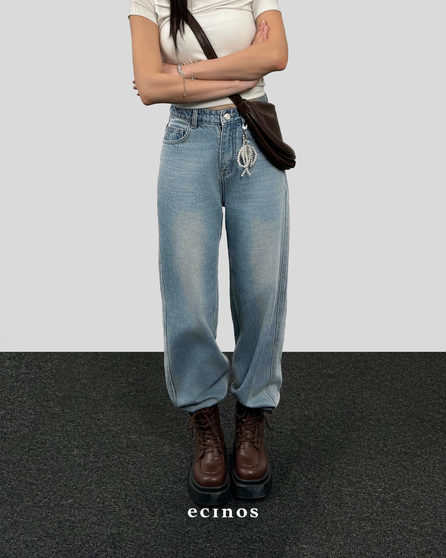 ECINOS - DENIM Straight Jeans