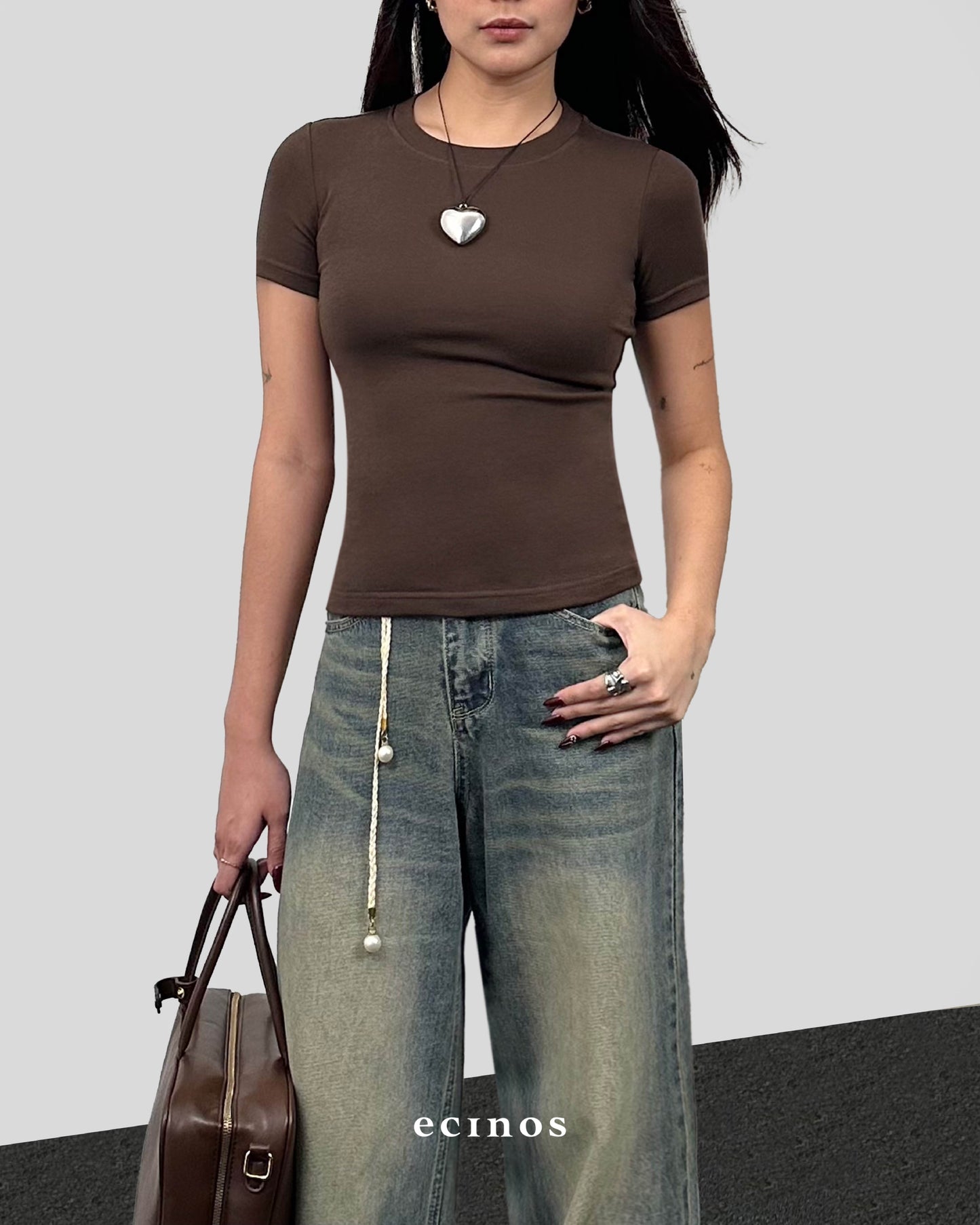 ECINOS - Core Fitted Tencel T-shirt 2.0