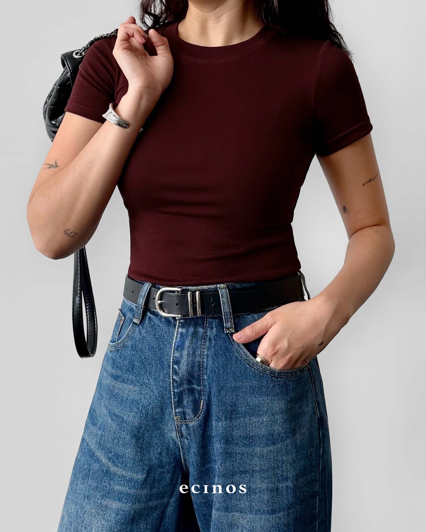 ECINOS - Core Fitted Tencel T-shirt 2.0