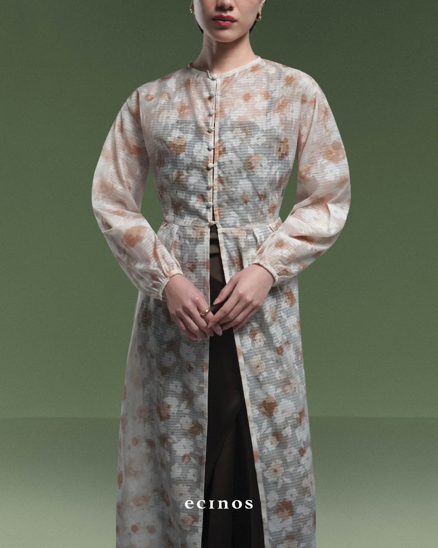 ECINOS - Floral Printed Tulle Set 2.0