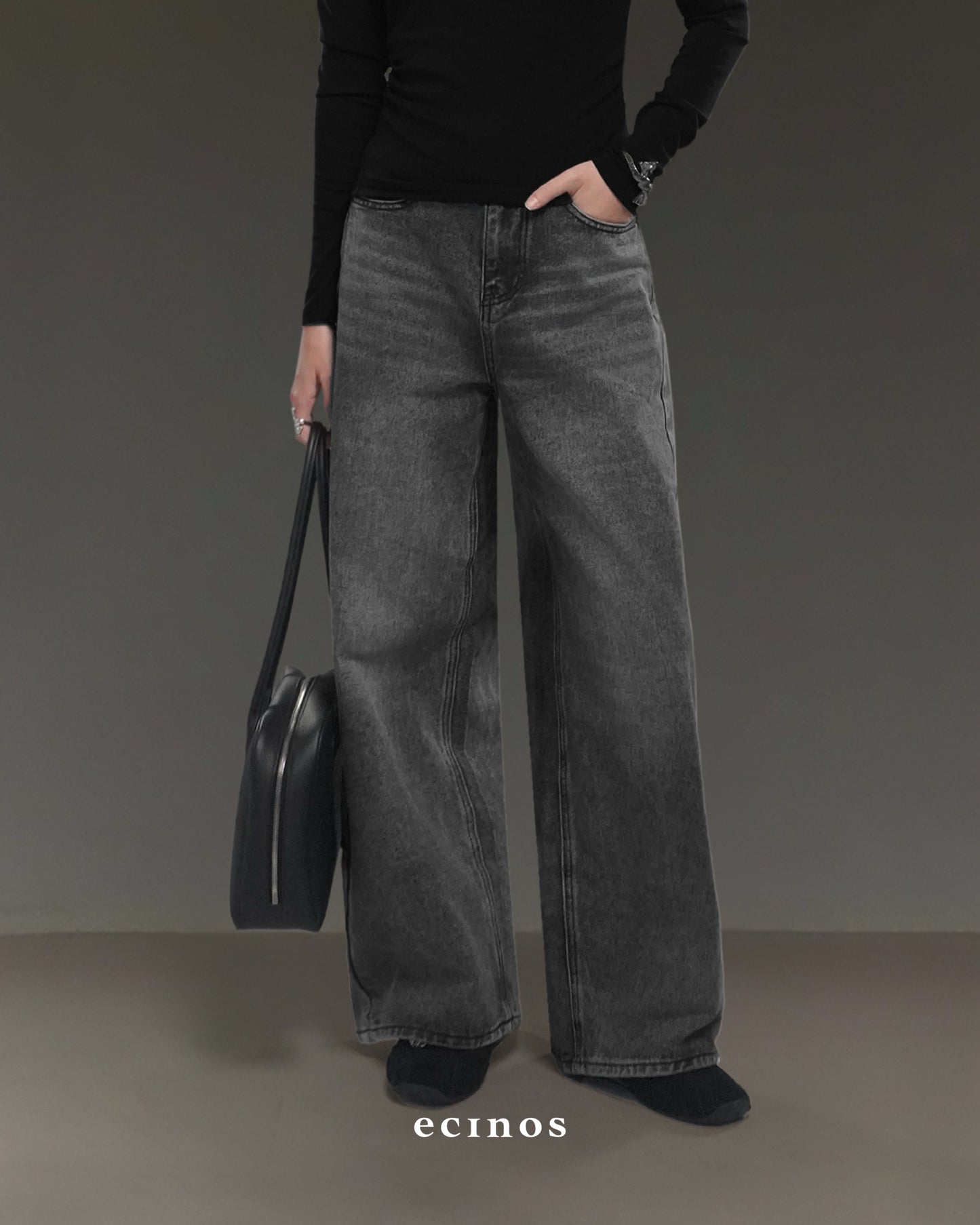 ECINOS - DENIM Wide Jeans