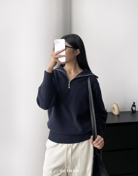 ECINOS - Karen Half Zip Sweater