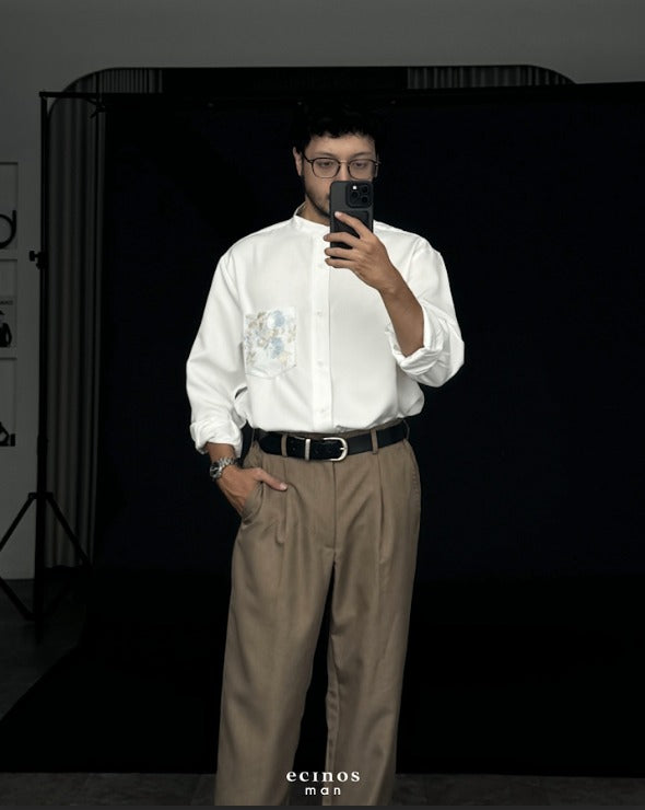 ECINOS Man - Mandarin Collar Shirt