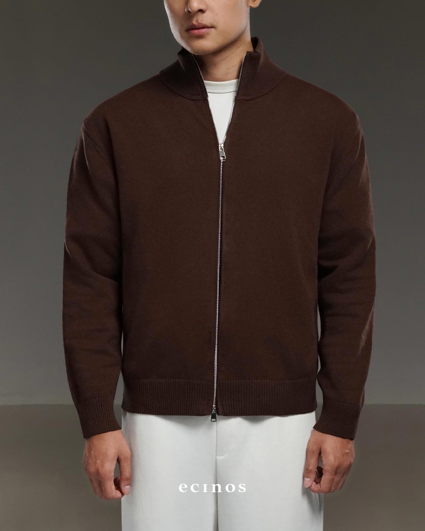 ECINOS Man - Leo Double Zip-Up Cardigan