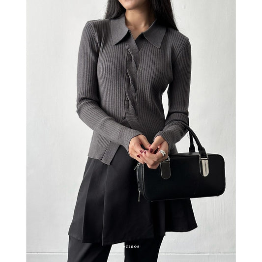 ECINOS - Marketing Twisted Knit Top