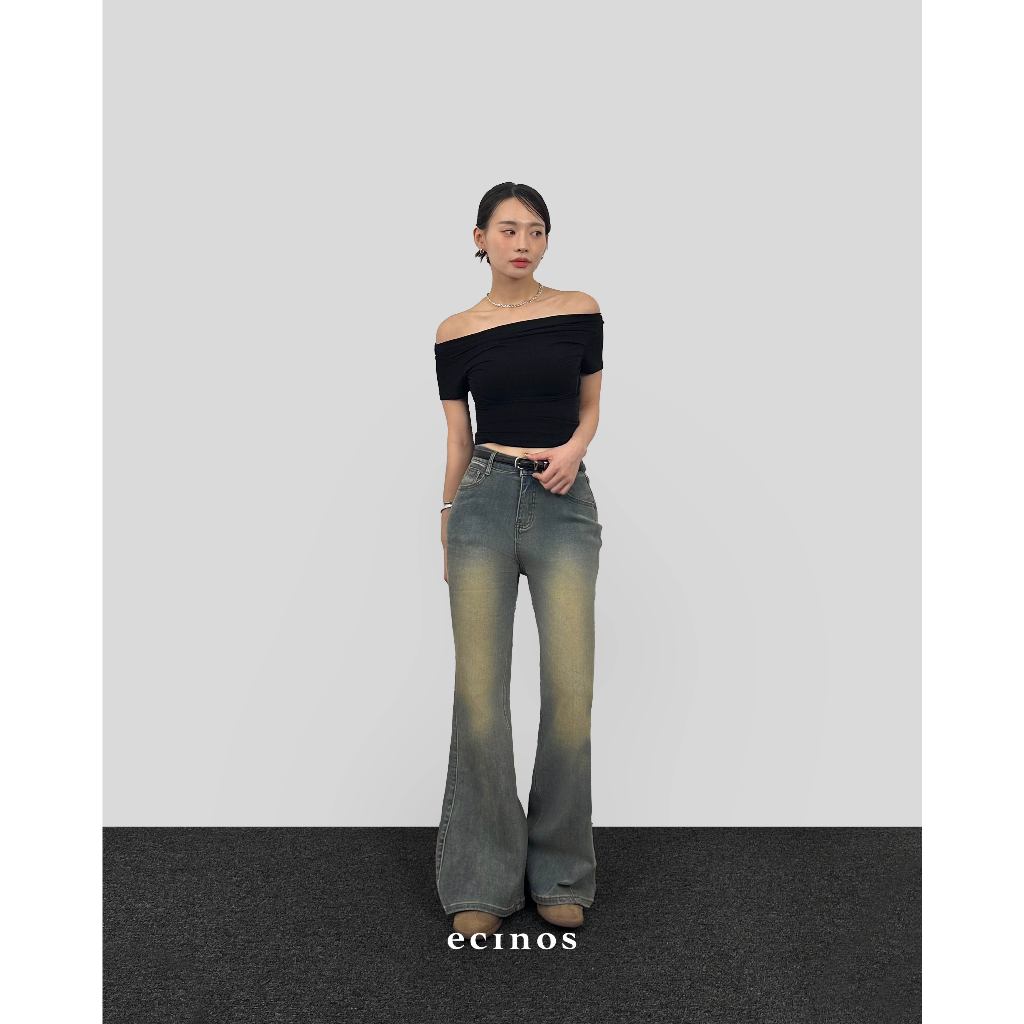 ECINOS - DENIM Flared Jeans