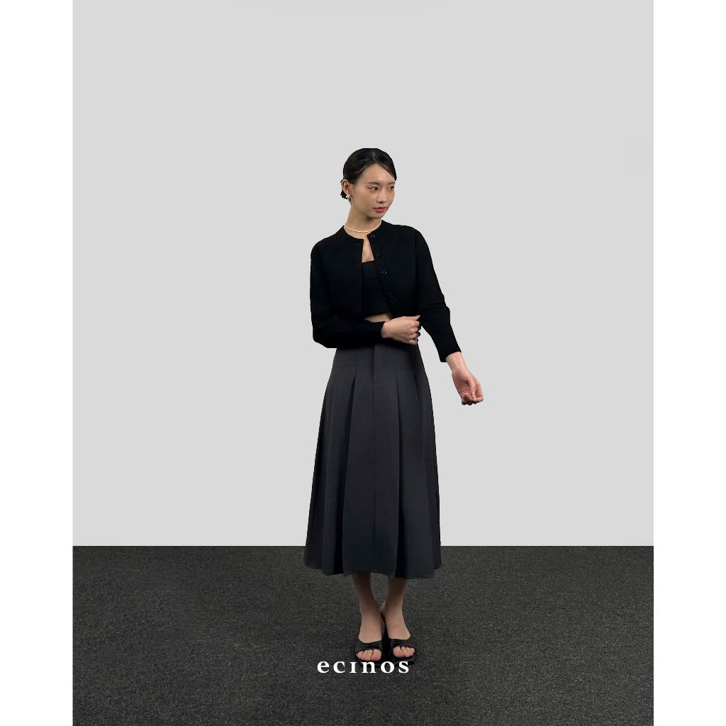 ECINOS - Anya Cropped Knitted Cardigan