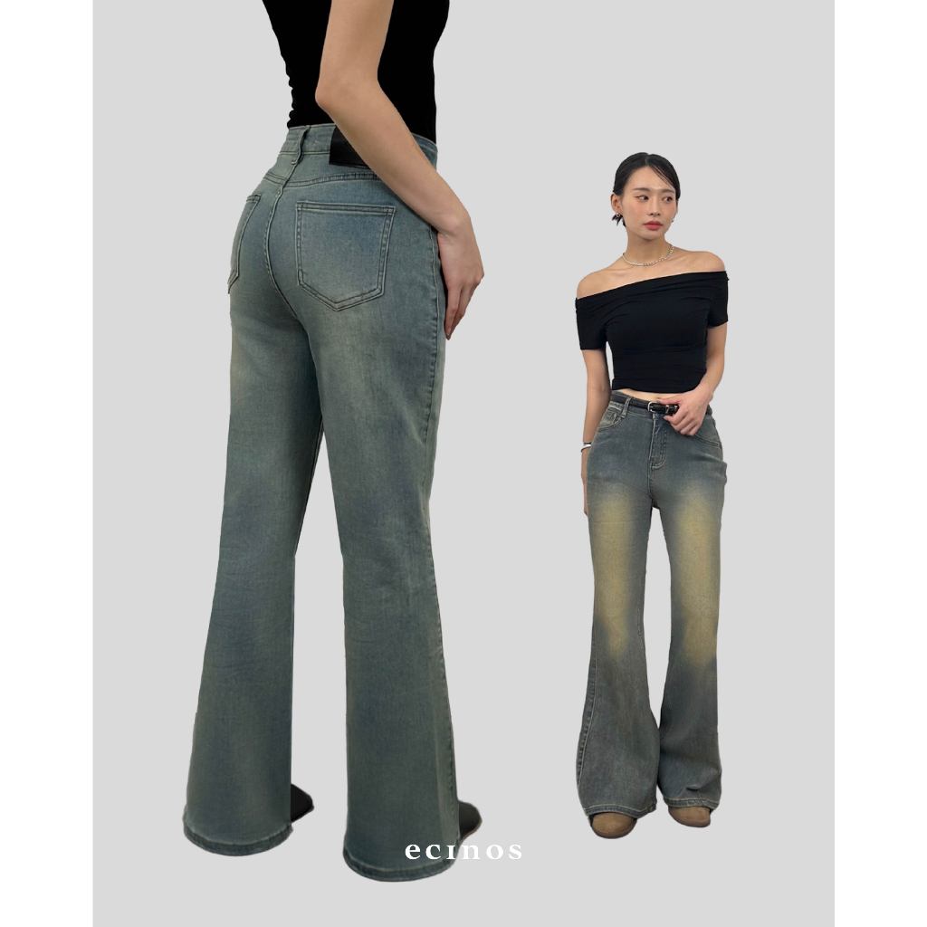 ECINOS - DENIM Flared Jeans