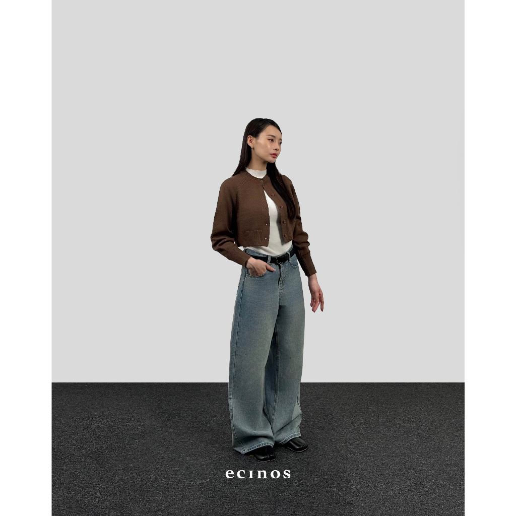 ECINOS - Anya Cropped Knitted Cardigan