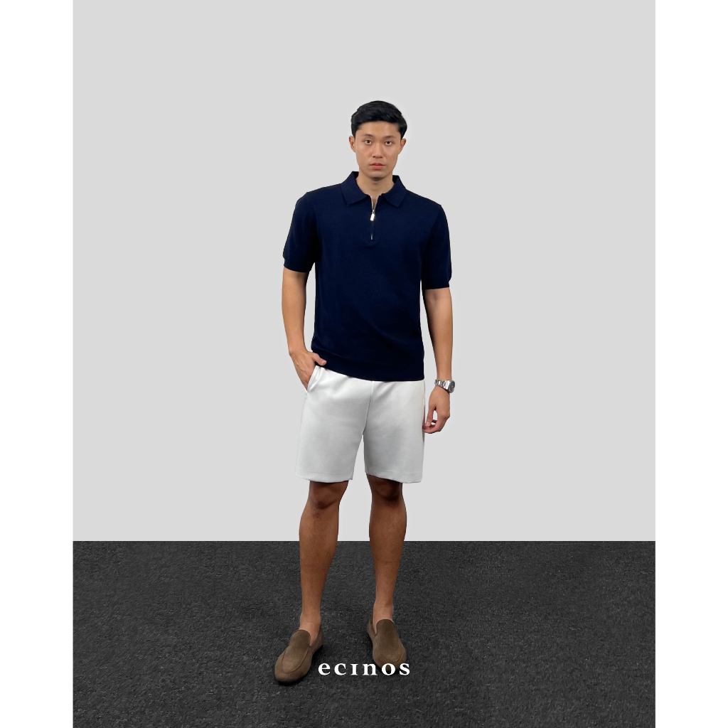 ECINOS Man - Knitted Polo Zip Top (Man Version)