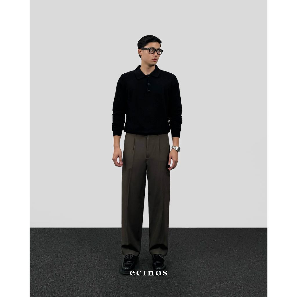 ECINOS Man - Han Knitted Polo Button Top