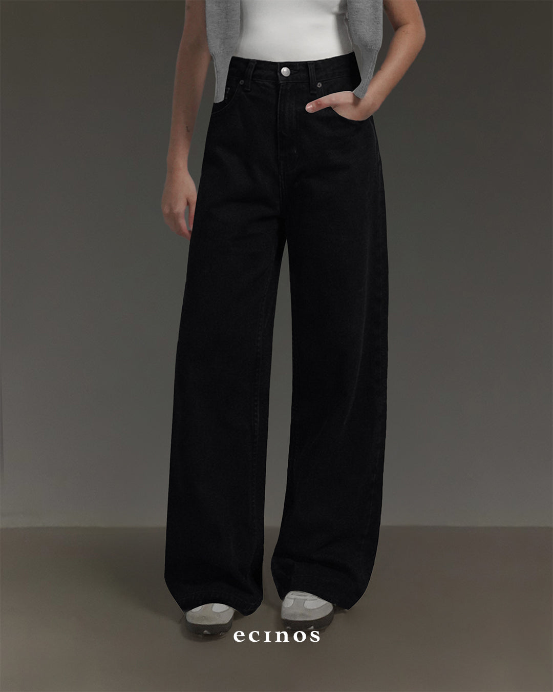 ECINOS - DENIM Wide Jeans