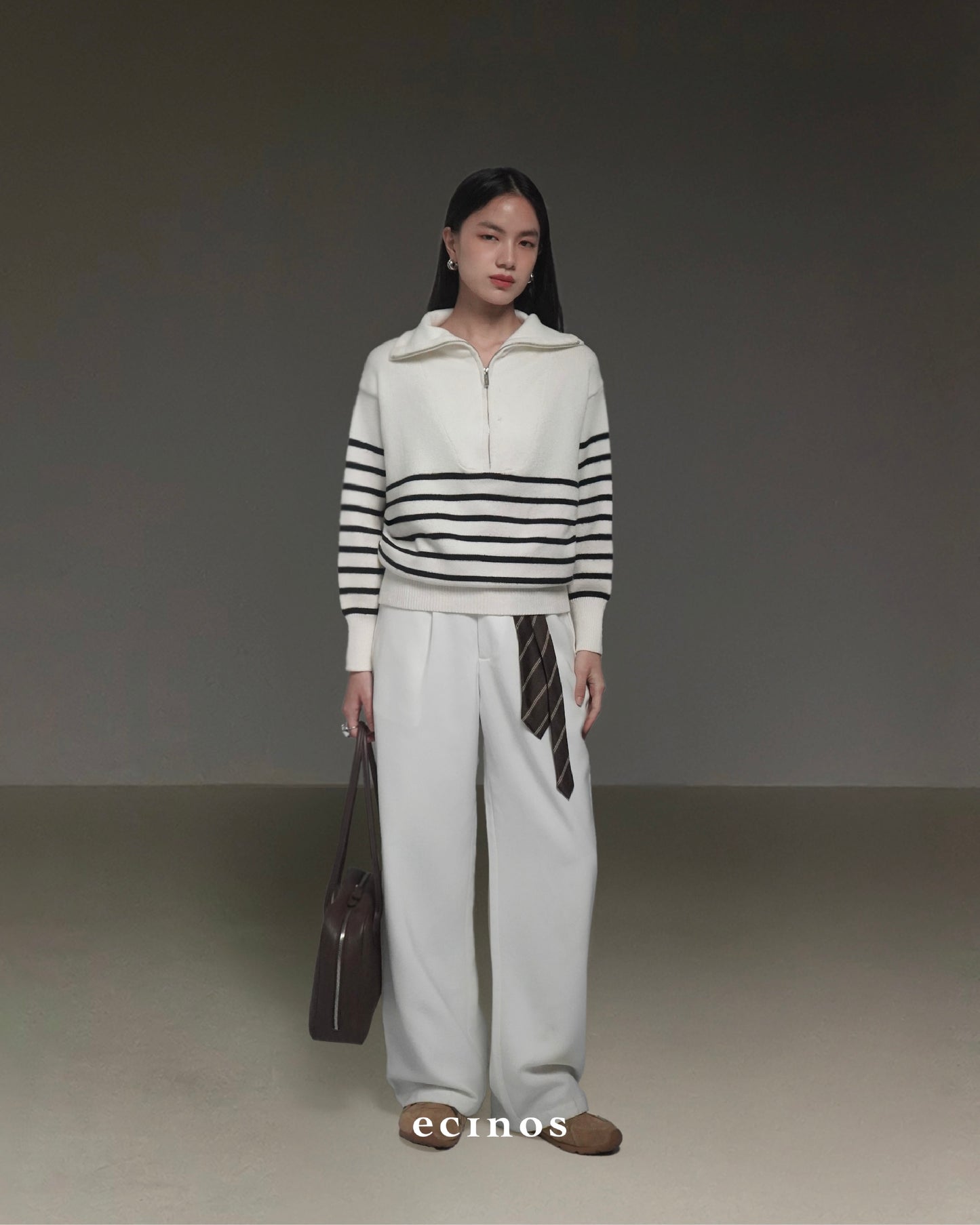 ECINOS - Karen Half Zip Sweater