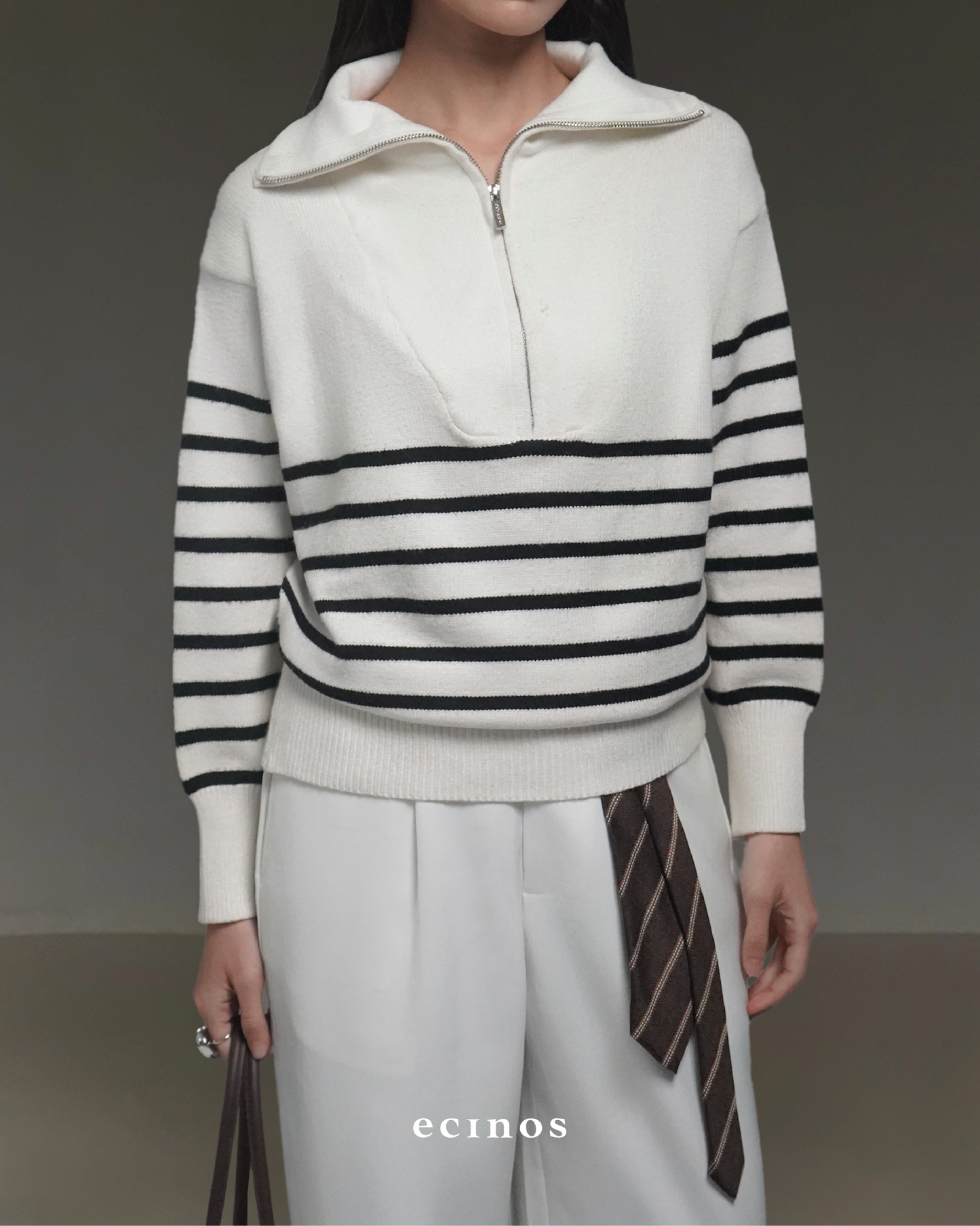ECINOS - Karen Half Zip Sweater